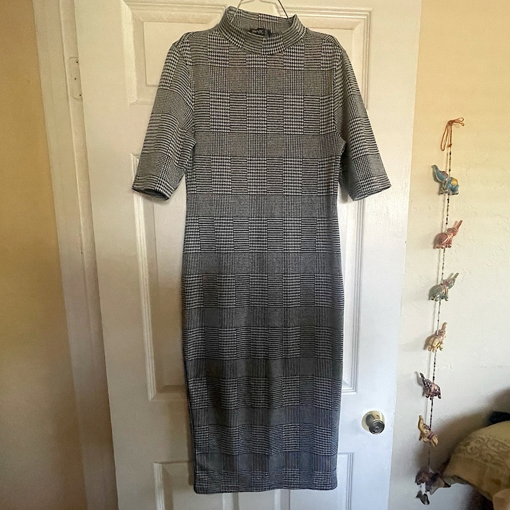 Medium length classic pencil dress